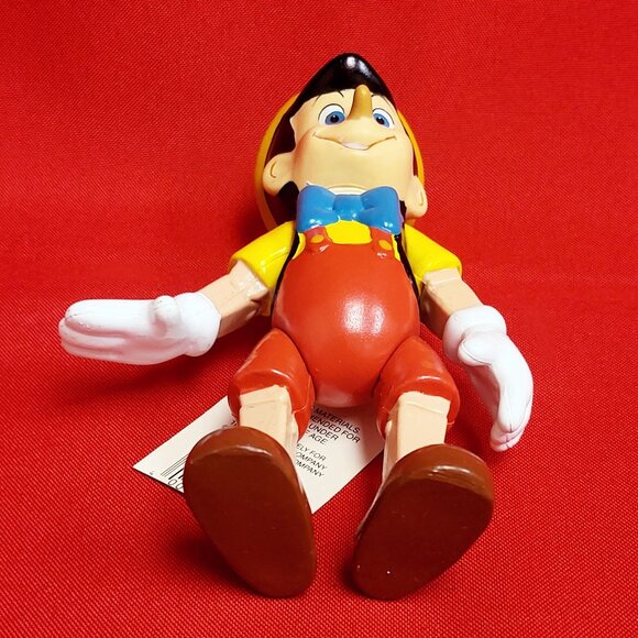 Vintage Disney Articulated Pinocchio Figure Tag - Picture 6 of 14